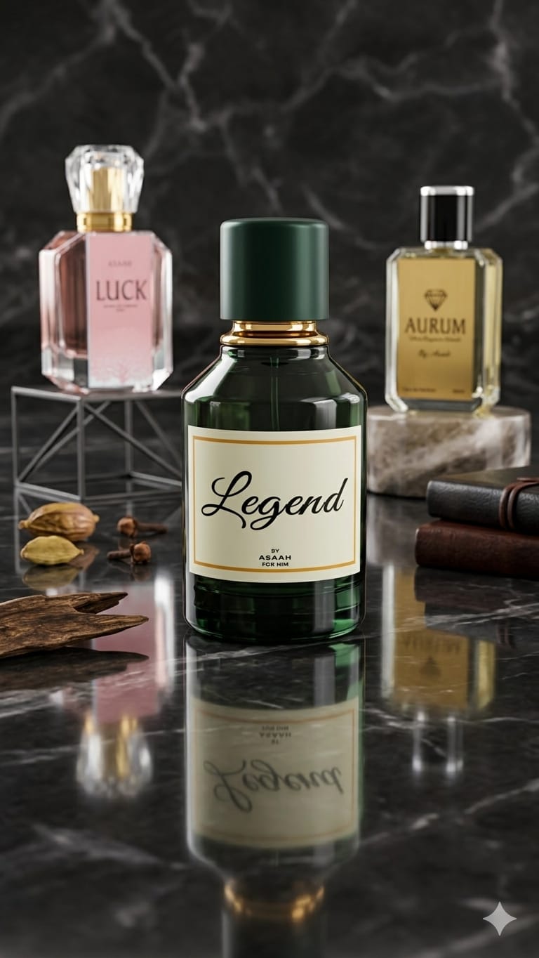 LEGEND by Asaah Men’s Fragrance | Earthy & Woody Eau De Parfum | Premium Long-Lasting Scent for Men (AF 553)