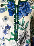 Floral Printed Cotton Kurti | Digital Bloom"  (LKS-3006)