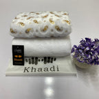 KHADDI Imported China velvet 2pc golden print