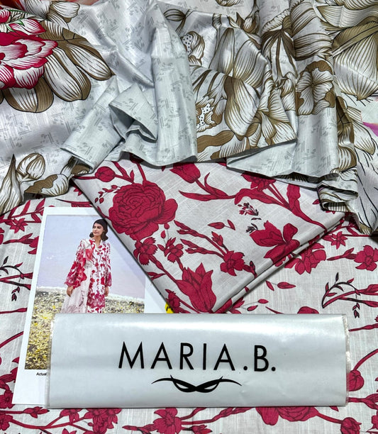 “MARIA B” Digital Printed Khaddar All Over Printed Wear With Style