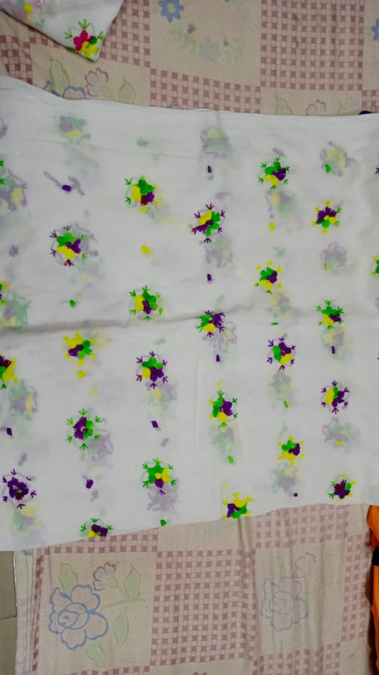 Multani duppatta Handmade embroidery Stuff  lawn